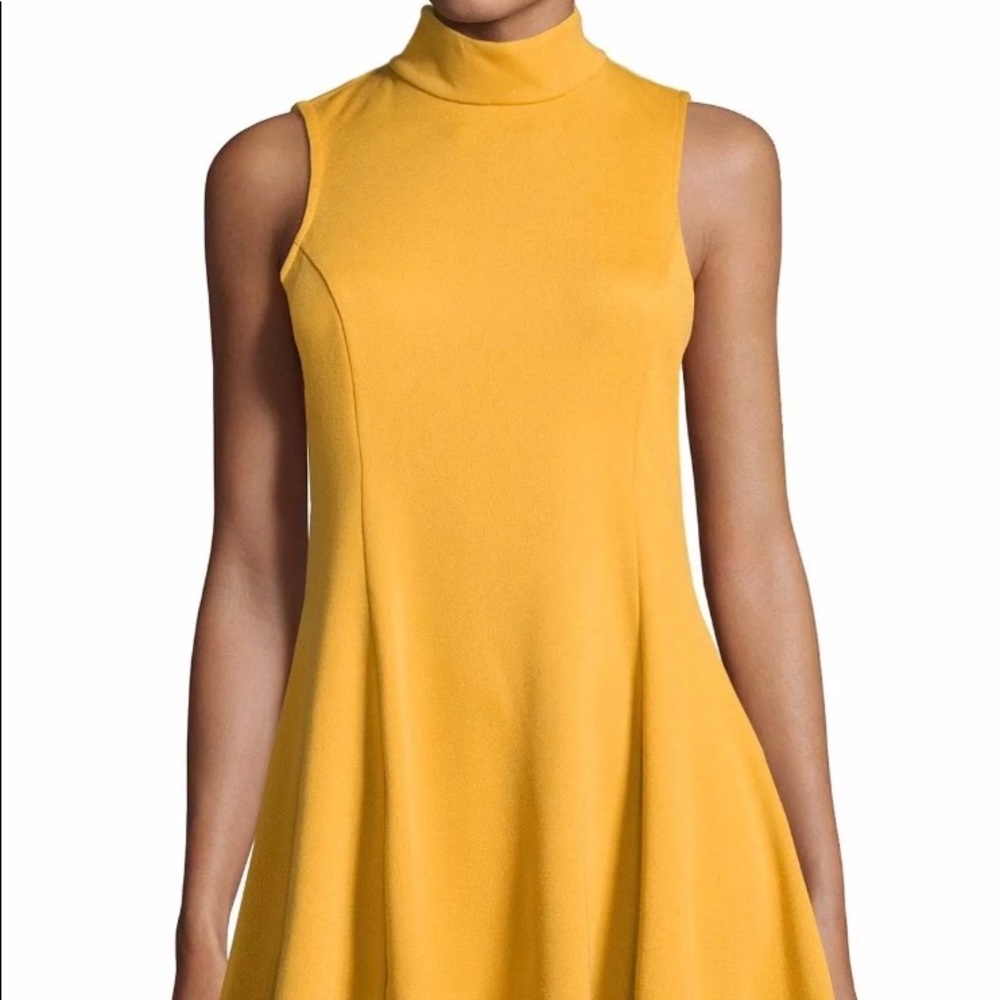 Lucca Couture: Yellow Moon High Neck Tank Dress